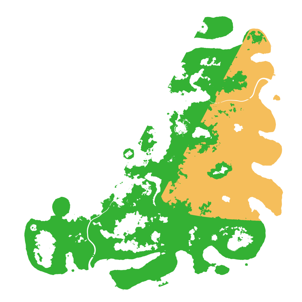 Biome Rust Map: Procedural Map, Size: 4500, Seed: 861077223