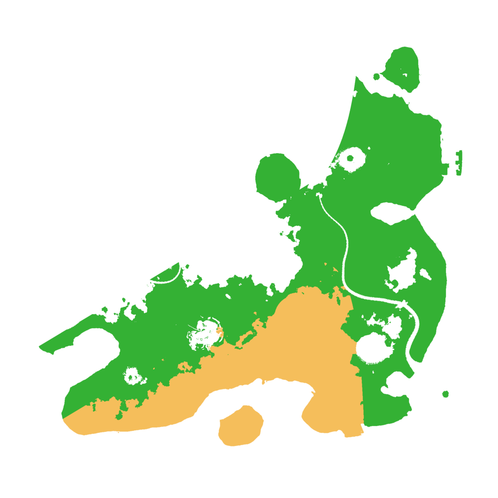 Biome Rust Map: Procedural Map, Size: 3000, Seed: 2725