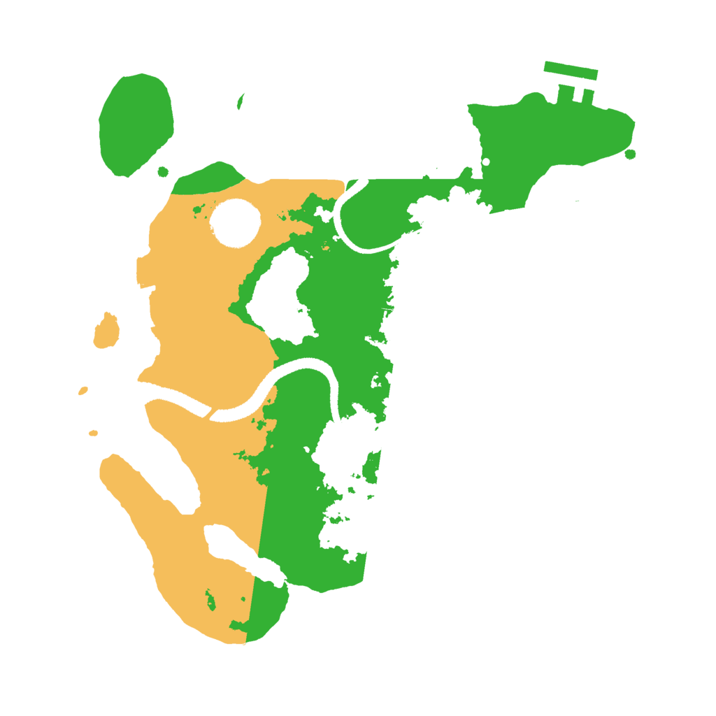 Biome Rust Map: Procedural Map, Size: 2700, Seed: 4507