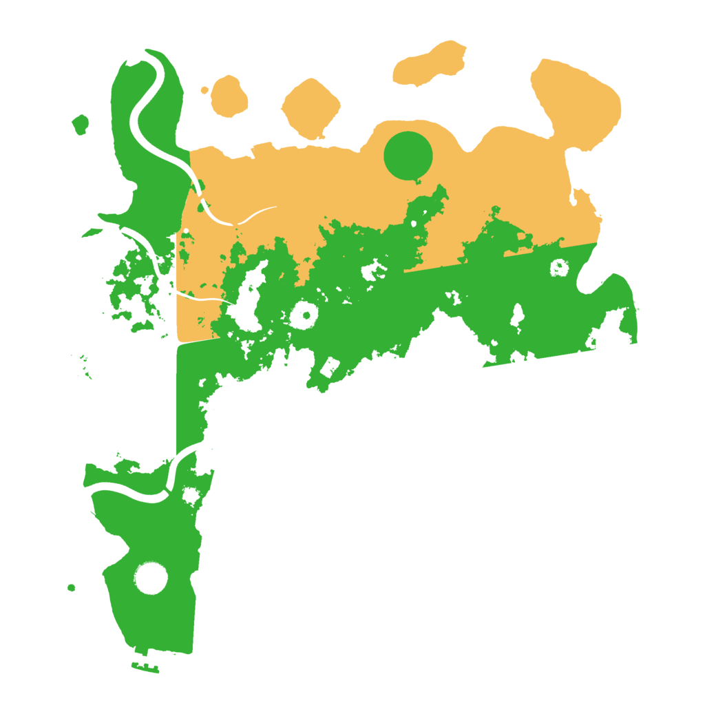 Biome Rust Map: Procedural Map, Size: 3800, Seed: 15527