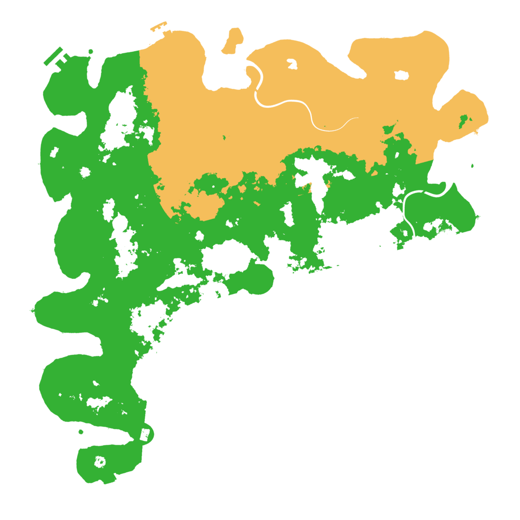 Biome Rust Map: Procedural Map, Size: 4500, Seed: 765491