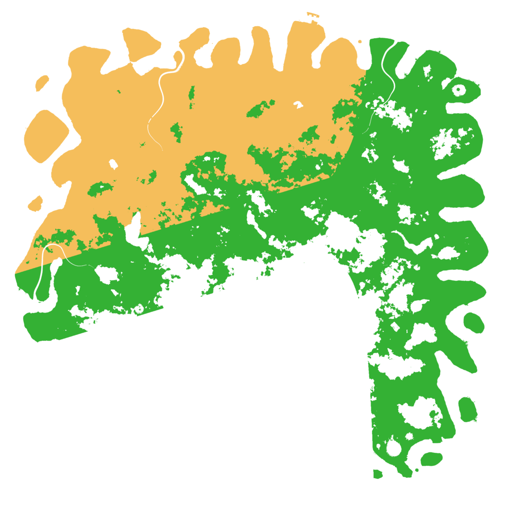 Biome Rust Map: Procedural Map, Size: 6000, Seed: 1920912618