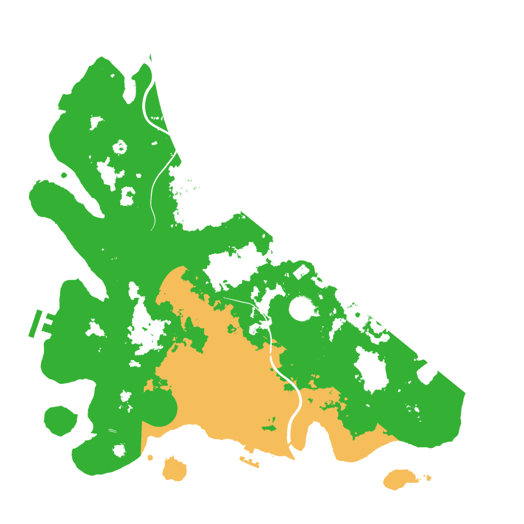 Biome Rust Map: Procedural Map, Size: 3750, Seed: 301446589