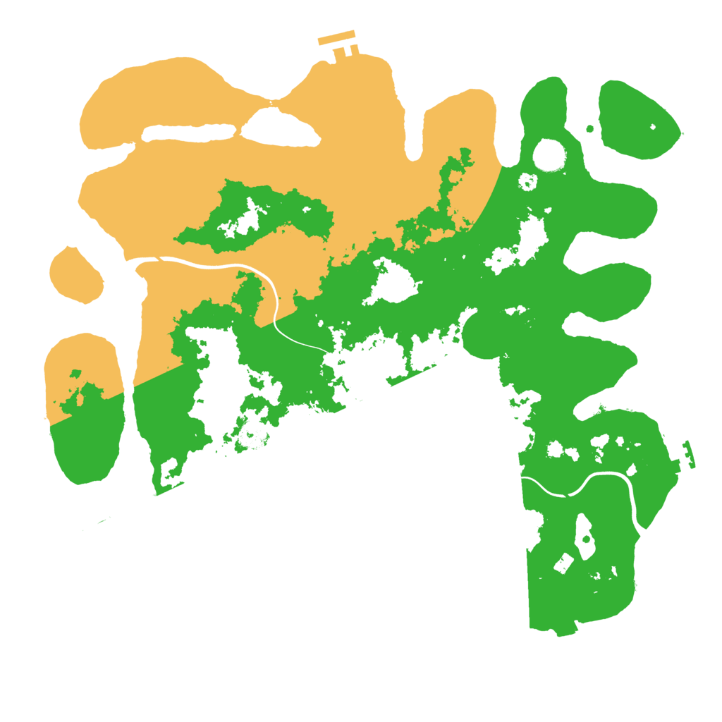 Biome Rust Map: Procedural Map, Size: 3900, Seed: 1504133376