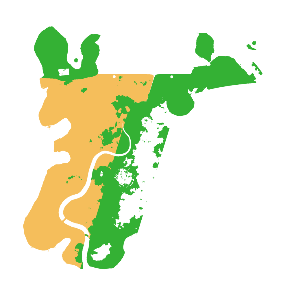 Biome Rust Map: Procedural Map, Size: 3000, Seed: 1915934230
