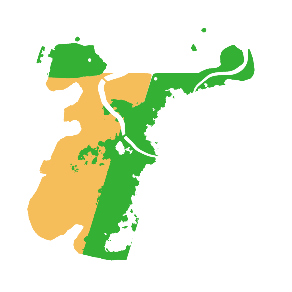 Biome Rust Map: Procedural Map, Size: 2500, Seed: 1915934230