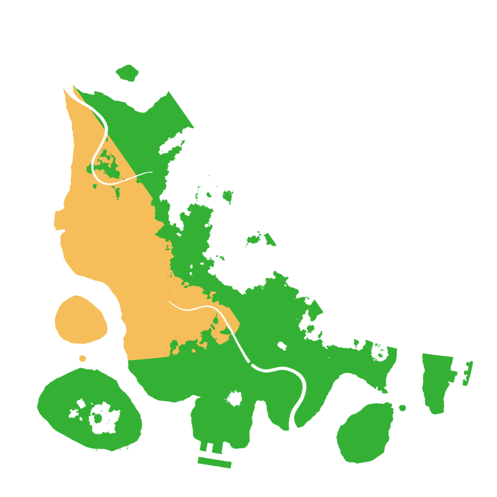 Biome Rust Map: Procedural Map, Size: 3000, Seed: 1457652688