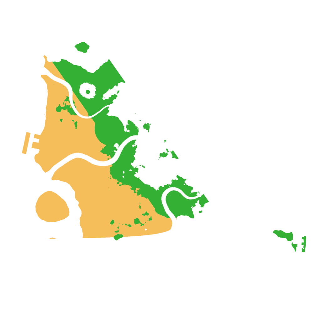 Biome Rust Map: Procedural Map, Size: 3000, Seed: 1457652688