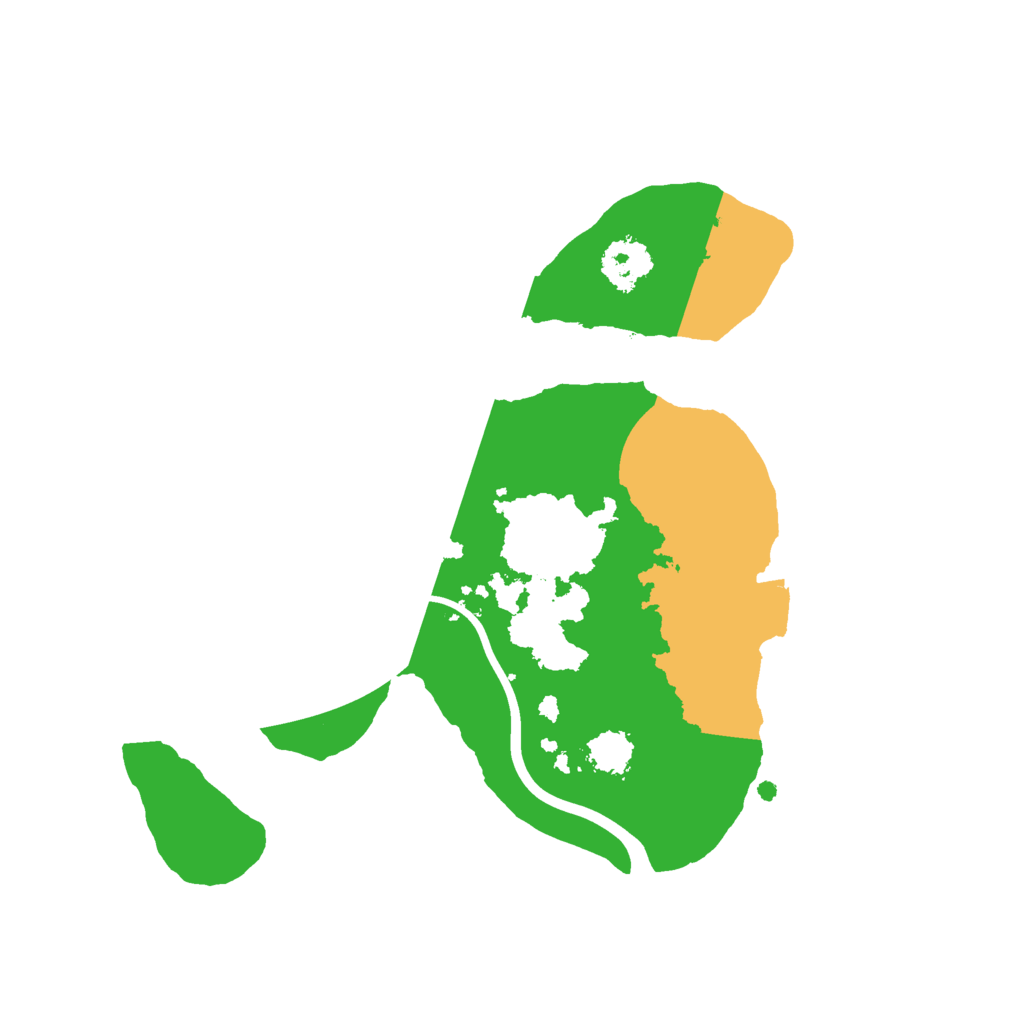 Biome Rust Map: Procedural Map, Size: 2100, Seed: 4787