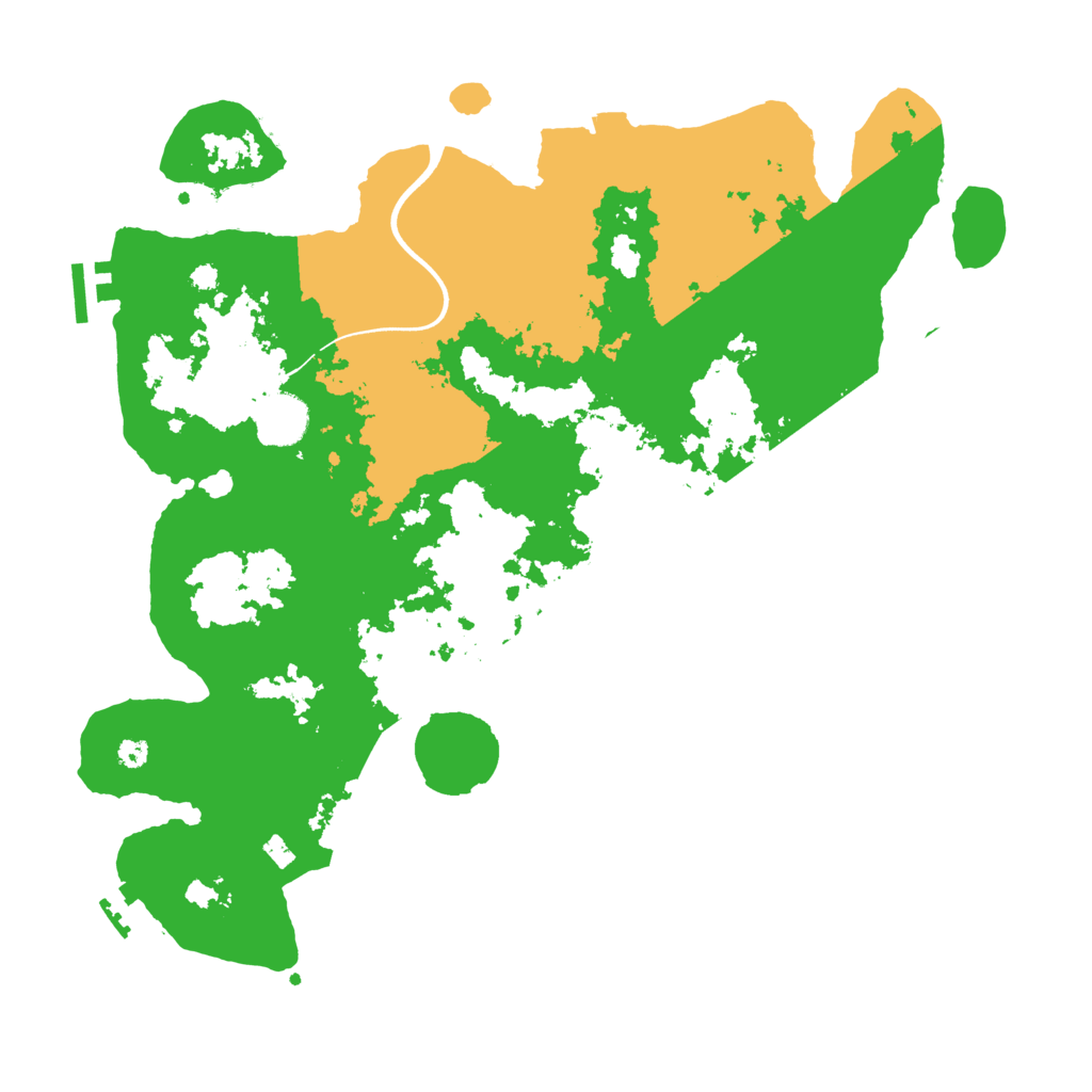 Biome Rust Map: Procedural Map, Size: 3700, Seed: 1854712545