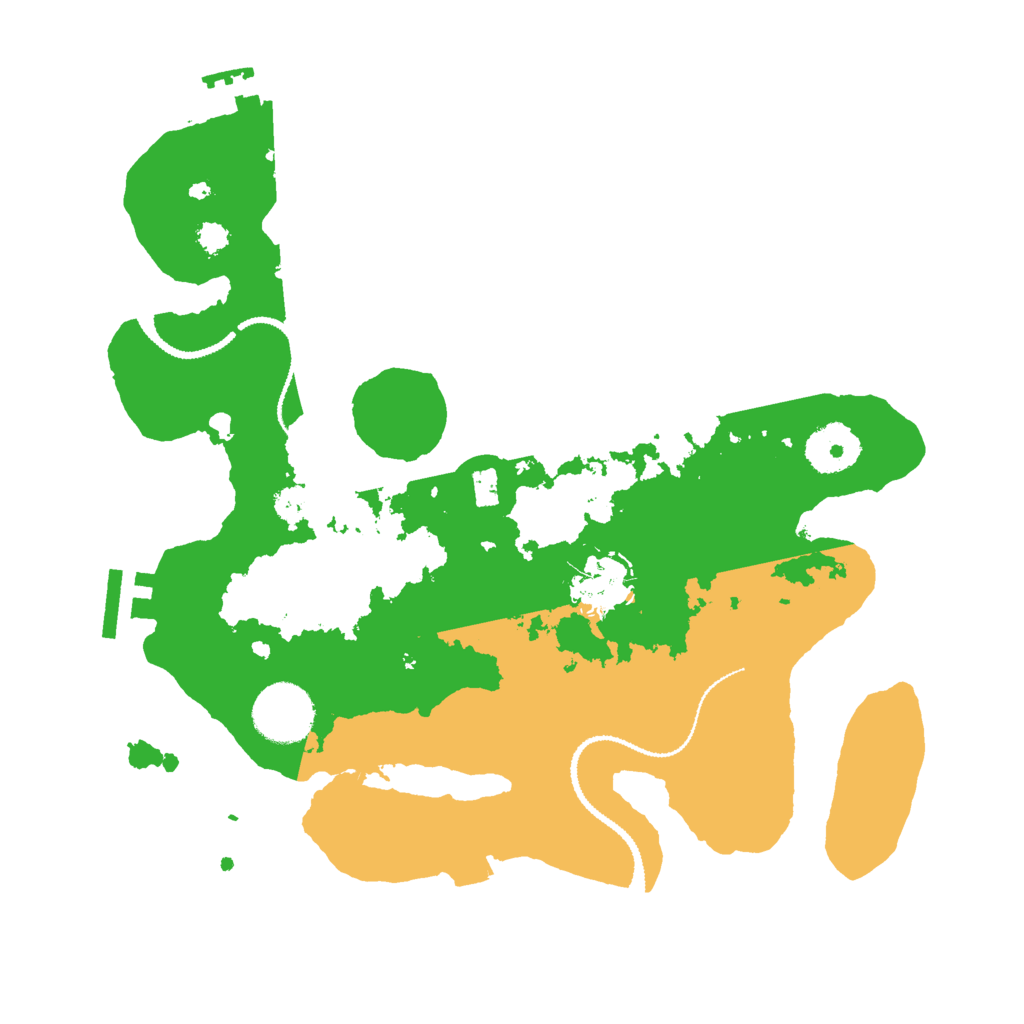 Biome Rust Map: Procedural Map, Size: 3000, Seed: 5241768