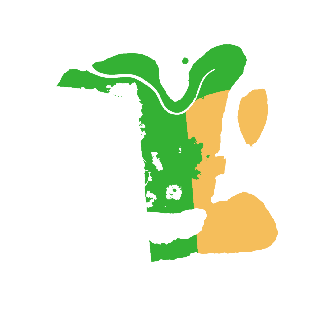 Biome Rust Map: Procedural Map, Size: 2000, Seed: 6555264