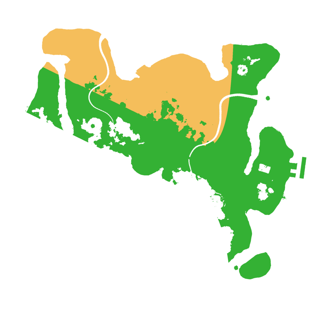 Biome Rust Map: Procedural Map, Size: 3000, Seed: 5864297