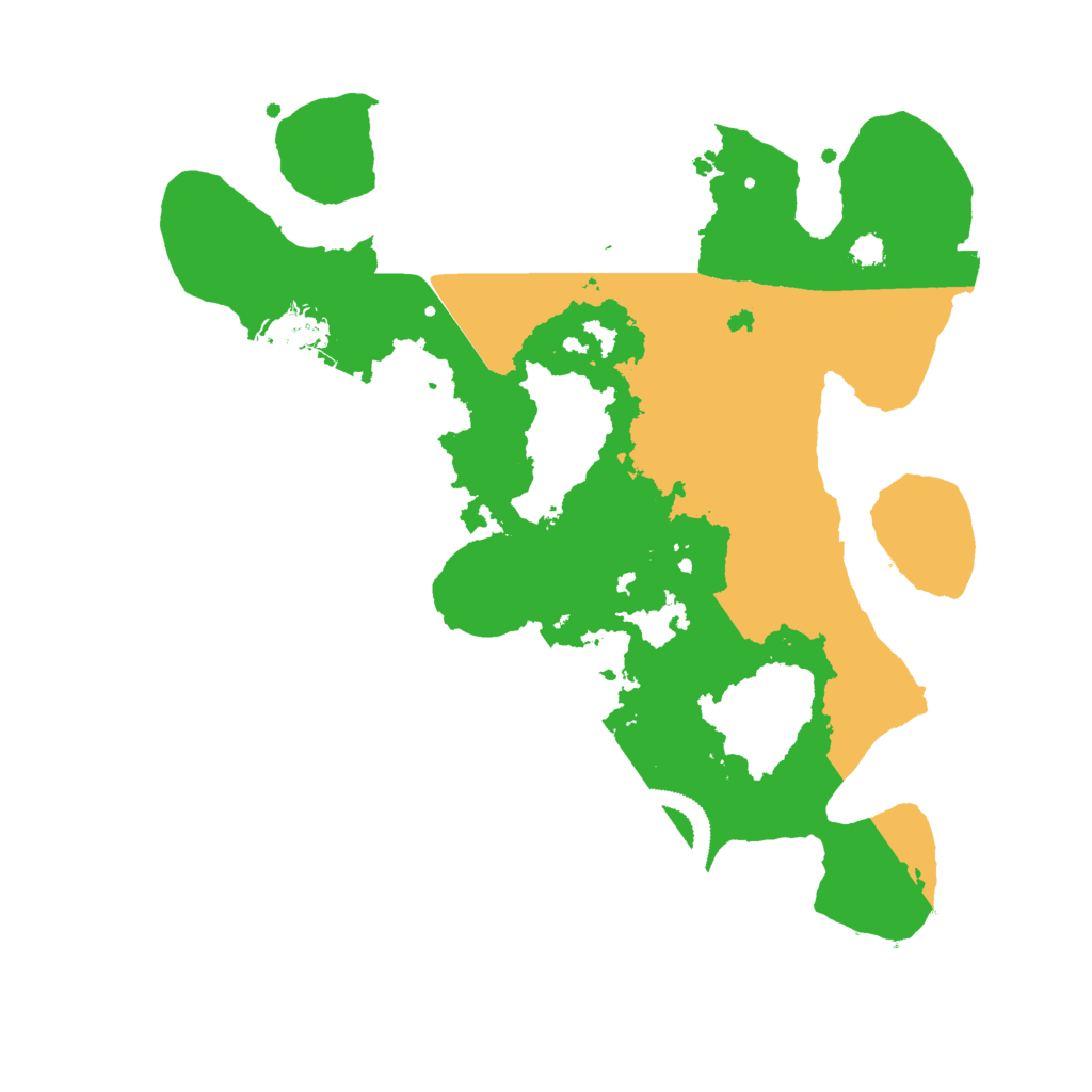 Biome Rust Map: Procedural Map, Size: 3000, Seed: 29578