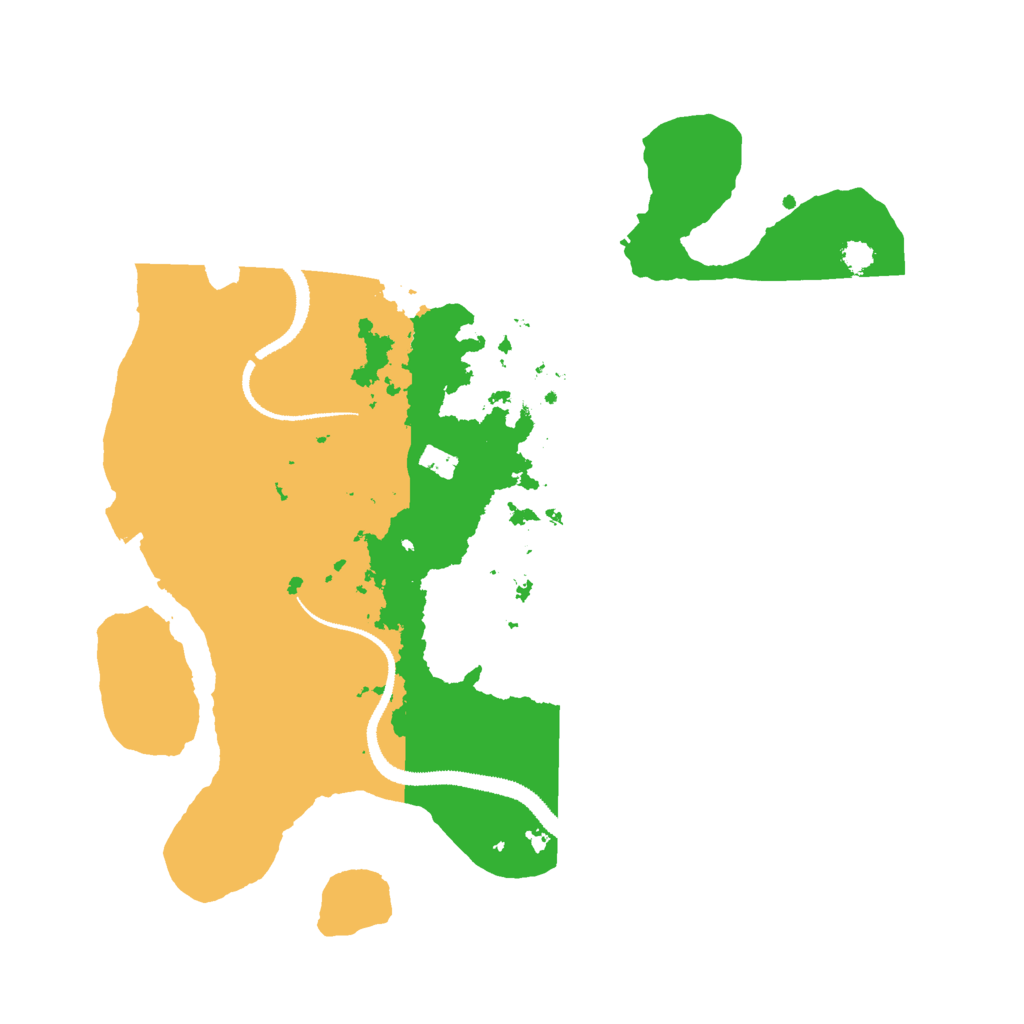 Biome Rust Map: Procedural Map, Size: 3000, Seed: 37361