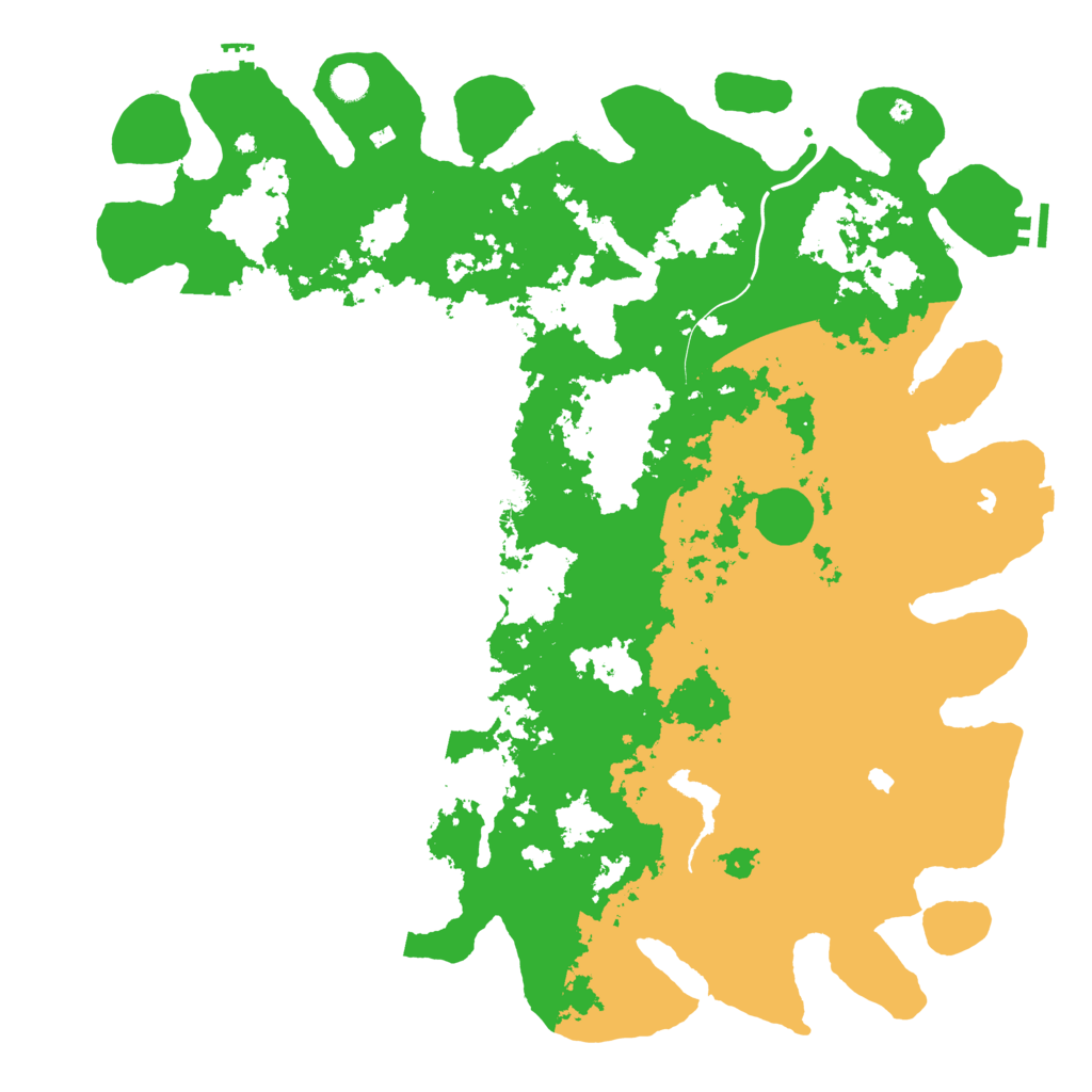 Biome Rust Map: Procedural Map, Size: 5000, Seed: 20250316