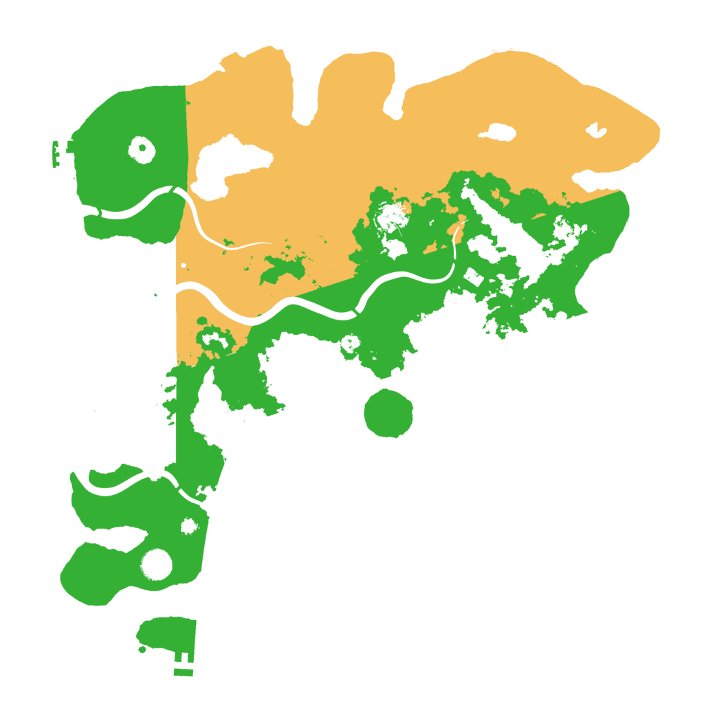 Biome Rust Map: Procedural Map, Size: 4000, Seed: 56129