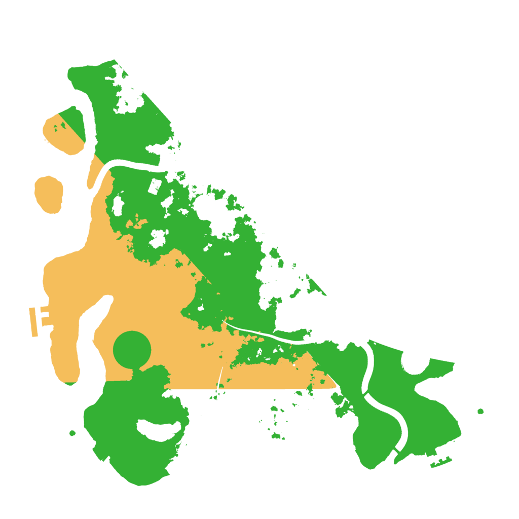 Biome Rust Map: Procedural Map, Size: 3600, Seed: 1600602450