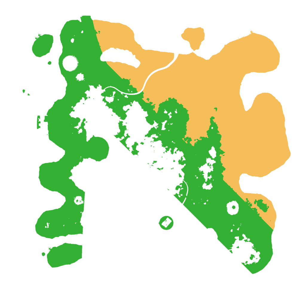 Biome Rust Map: Procedural Map, Size: 3500, Seed: 1560167093