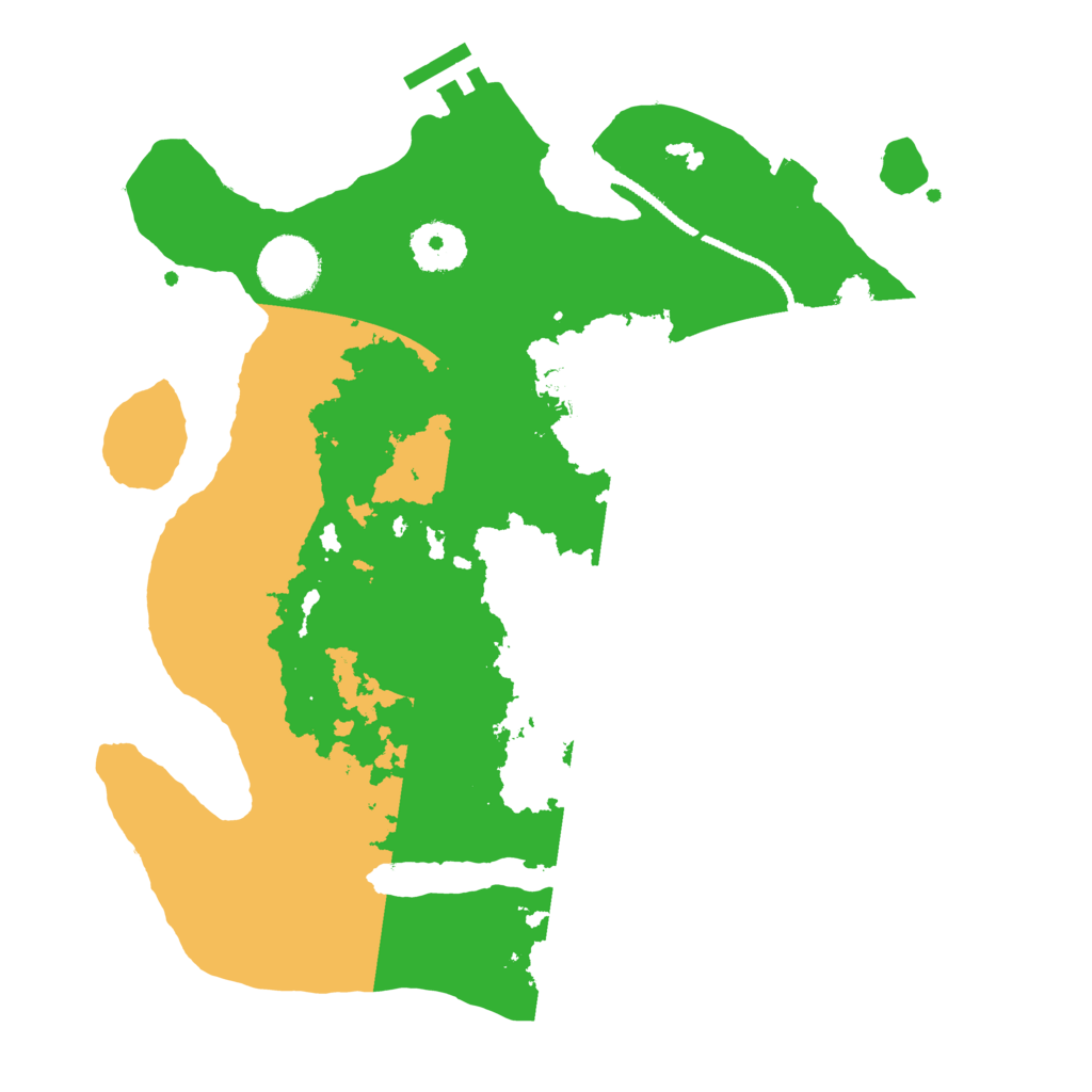 Biome Rust Map: Procedural Map, Size: 3100, Seed: 644516717