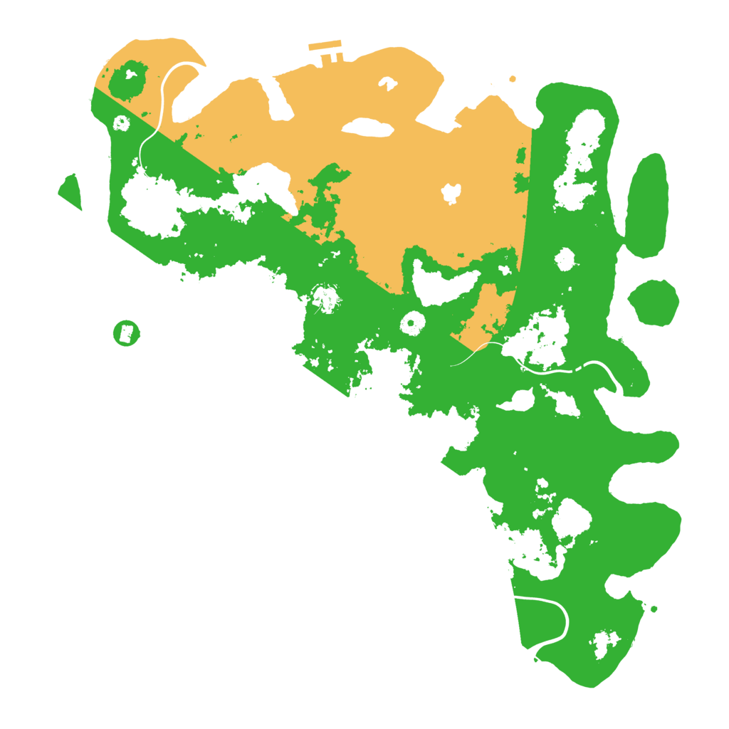 Biome Rust Map: Procedural Map, Size: 4500, Seed: 1860180336