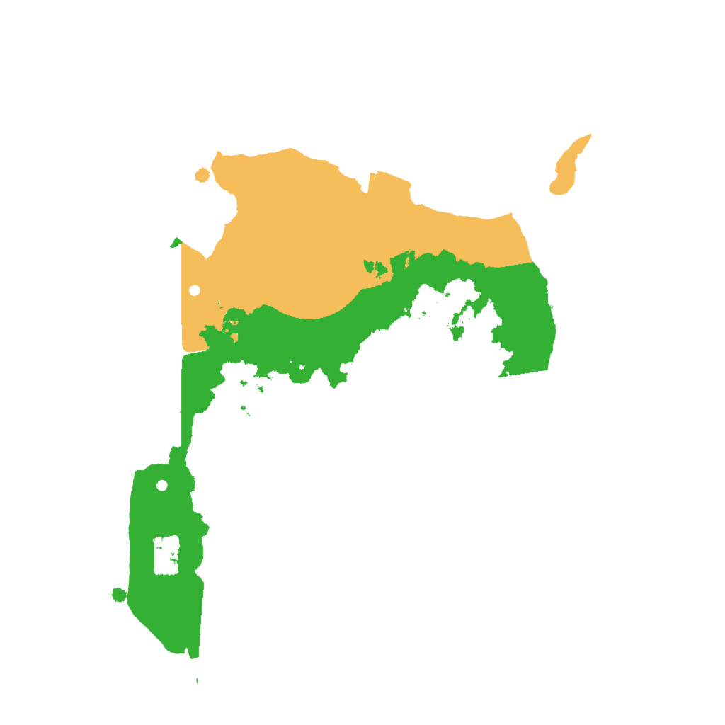 Biome Rust Map: Procedural Map, Size: 2000, Seed: 615800331