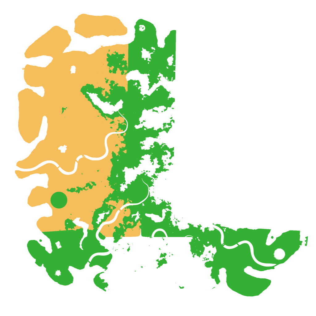 Biome Rust Map: Procedural Map, Size: 5000, Seed: 123840