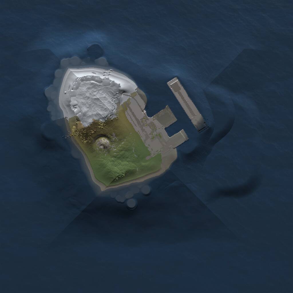 Rust Map: Procedural Map, Size: 1000, Seed: 1389521346, 2 Monuments