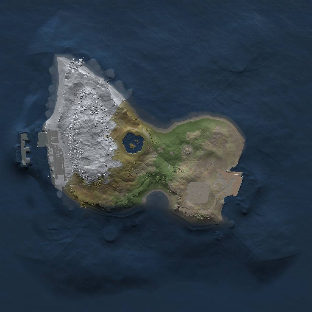 Rust Map: Procedural Map, Size: 1500, Seed: 670335891, 2 Monuments