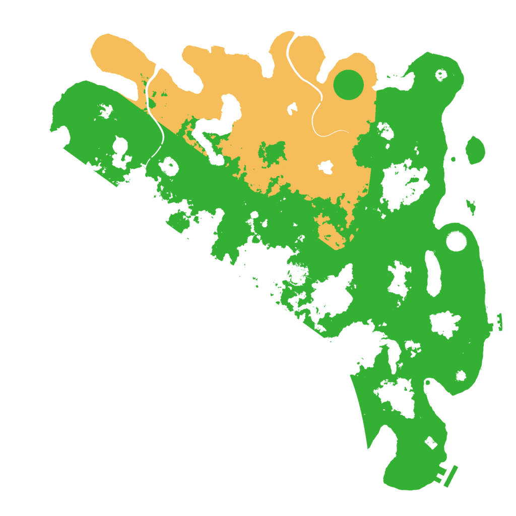 Biome Rust Map: Procedural Map, Size: 4500, Seed: 1056867660