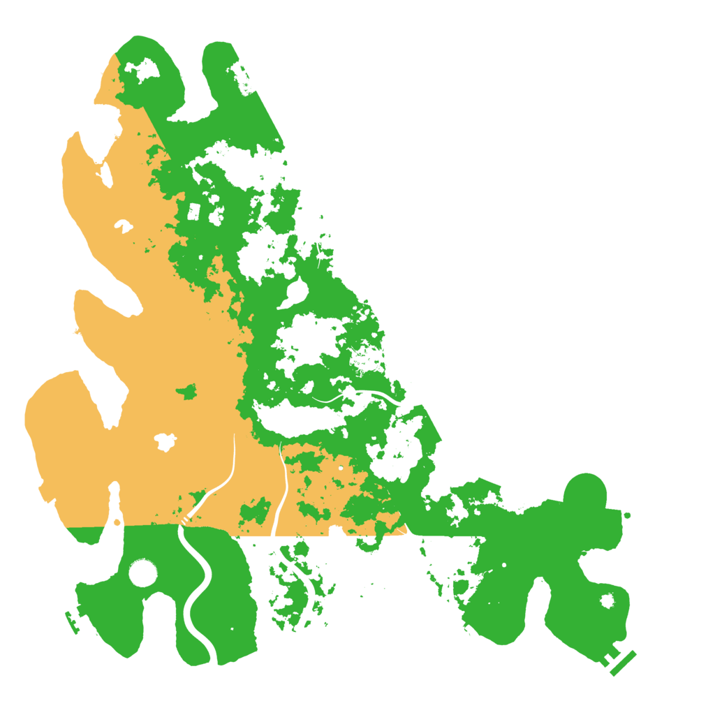 Biome Rust Map: Procedural Map, Size: 4500, Seed: 550693336