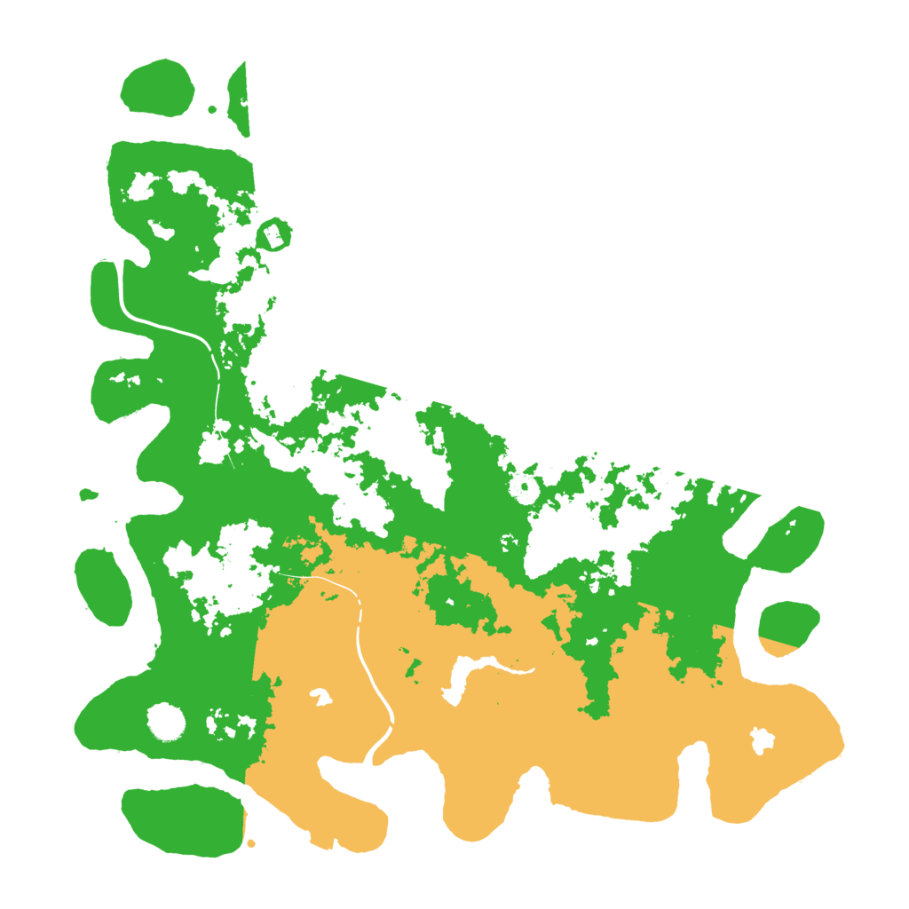 Biome Rust Map: Procedural Map, Size: 4500, Seed: 1125165551