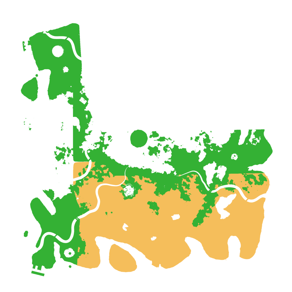 Biome Rust Map: Procedural Map, Size: 4500, Seed: 458115547