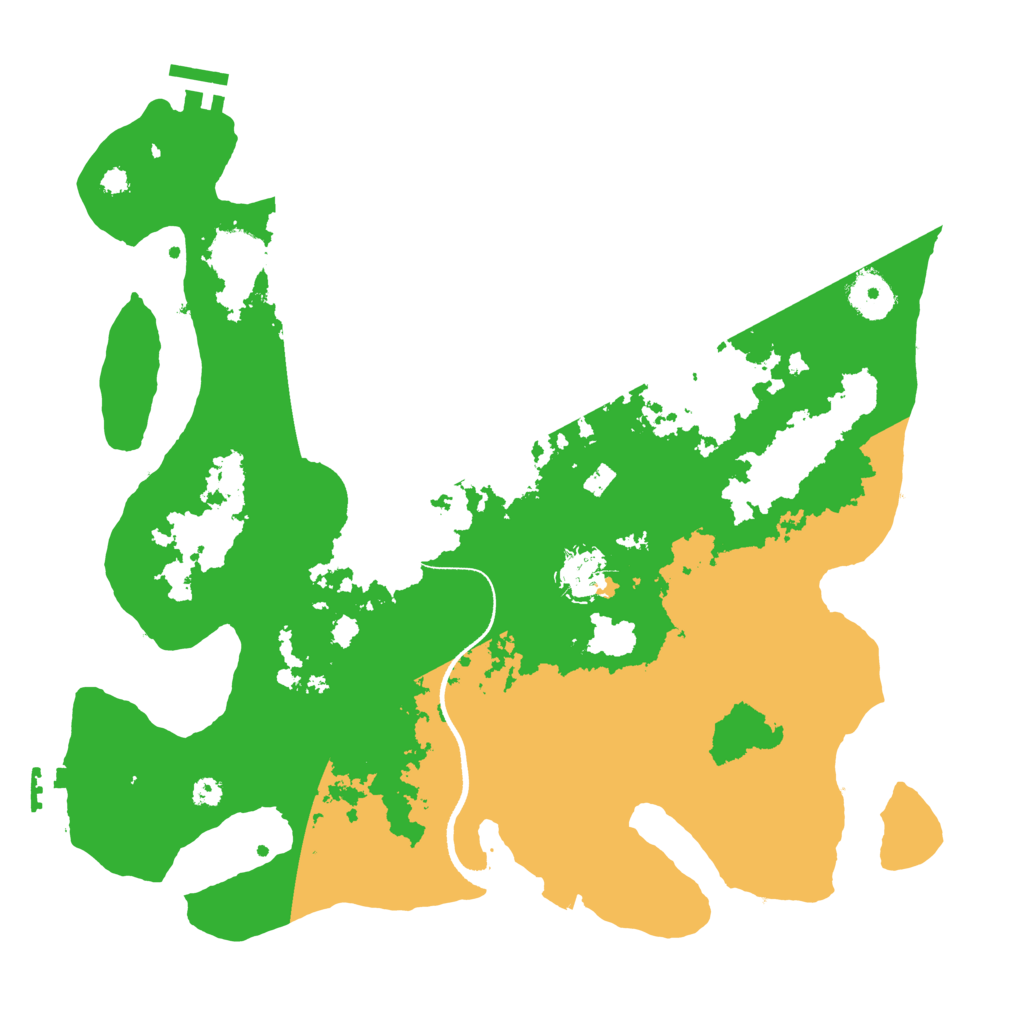Biome Rust Map: Procedural Map, Size: 3500, Seed: 3455567