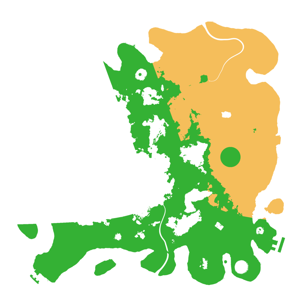 Biome Rust Map: Procedural Map, Size: 4000, Seed: 49862374