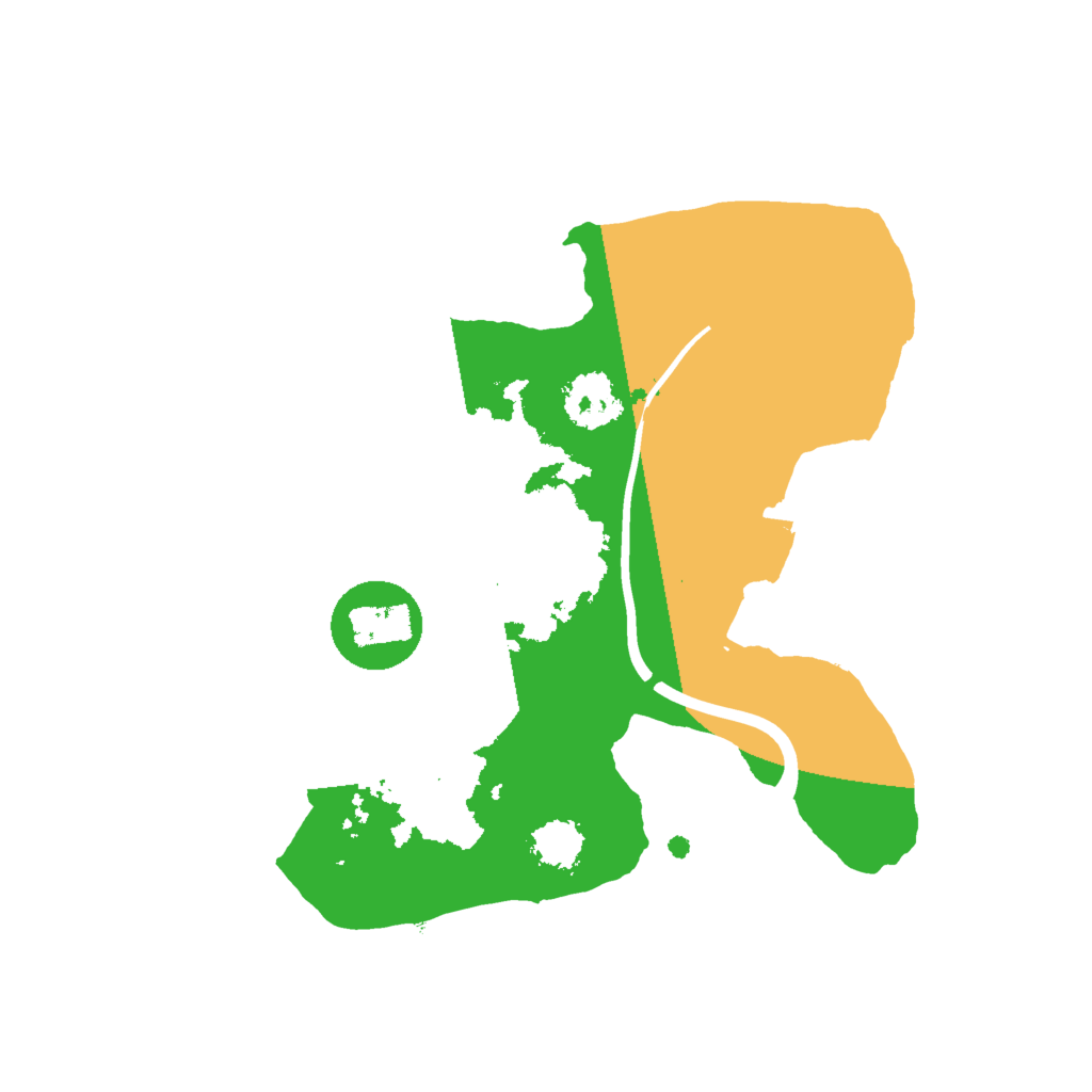 Biome Rust Map: Procedural Map, Size: 2000, Seed: 107649624