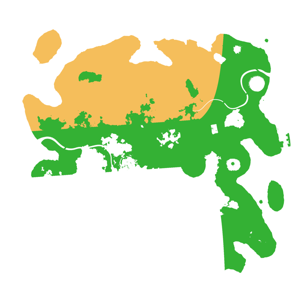 Biome Rust Map: Procedural Map, Size: 3500, Seed: 646108140