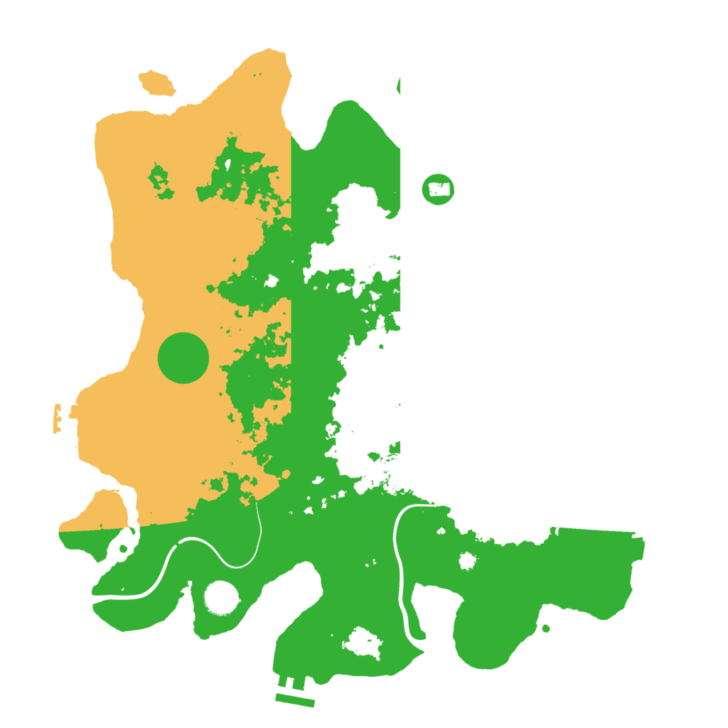 Biome Rust Map: Procedural Map, Size: 3750, Seed: 1934596596