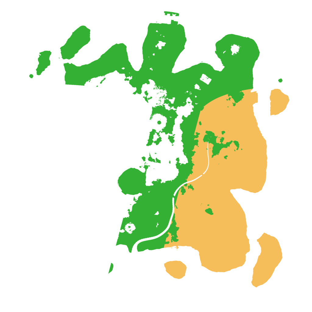 Biome Rust Map: Procedural Map, Size: 3150, Seed: 648270