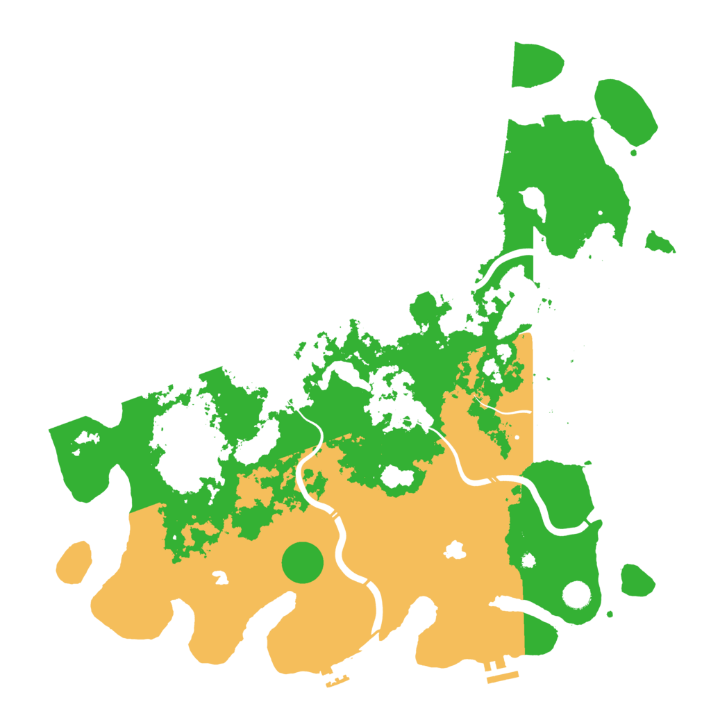 Biome Rust Map: Procedural Map, Size: 4500, Seed: 1074845970