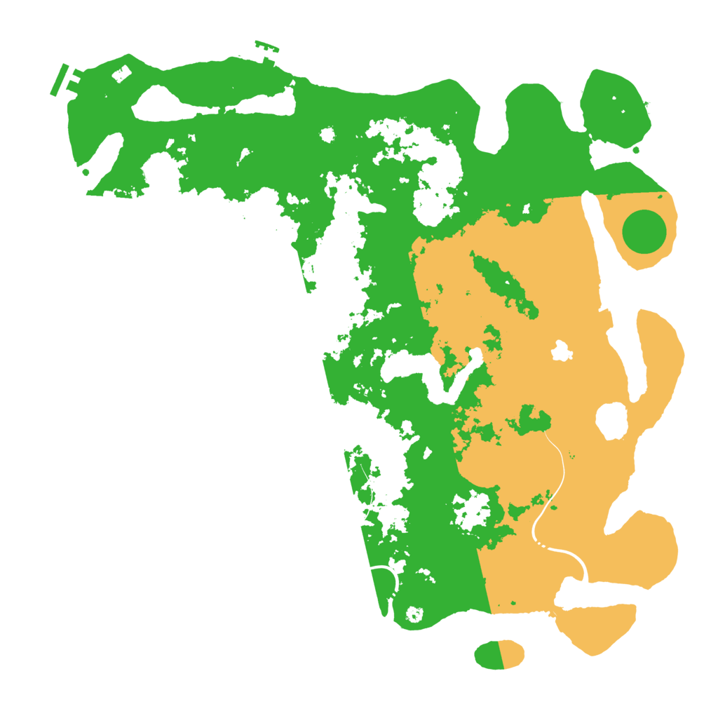 Biome Rust Map: Procedural Map, Size: 4300, Seed: 1958234673