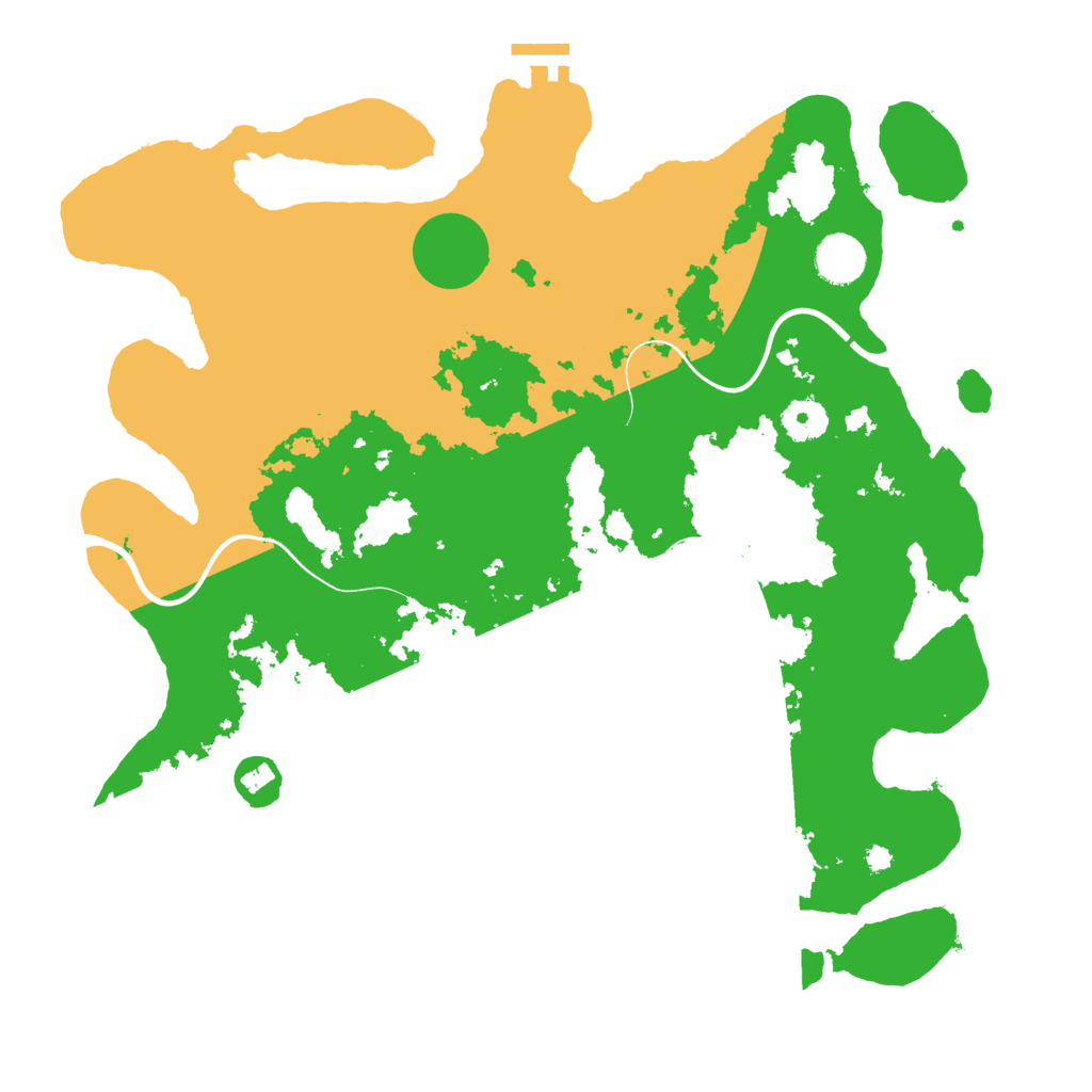 Biome Rust Map: Procedural Map, Size: 3800, Seed: 1243974631