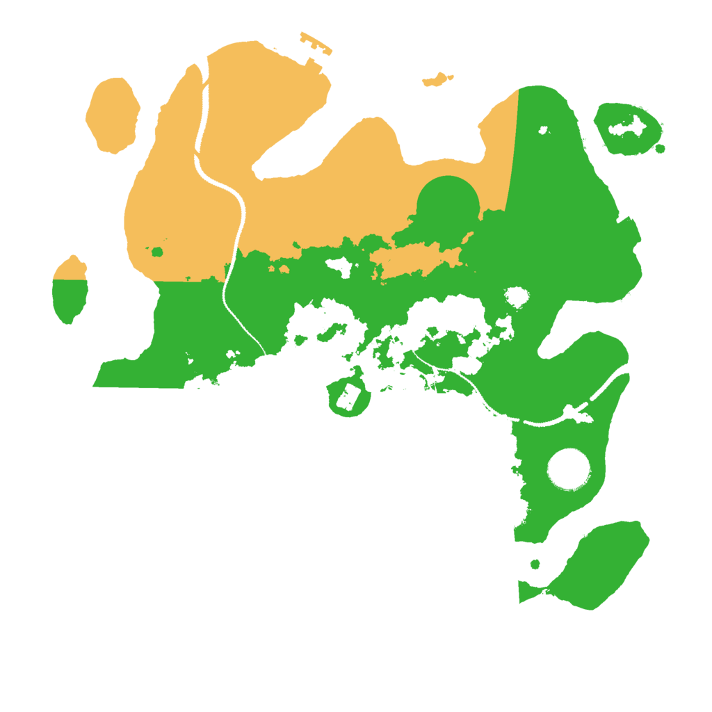 Biome Rust Map: Procedural Map, Size: 3000, Seed: 5146