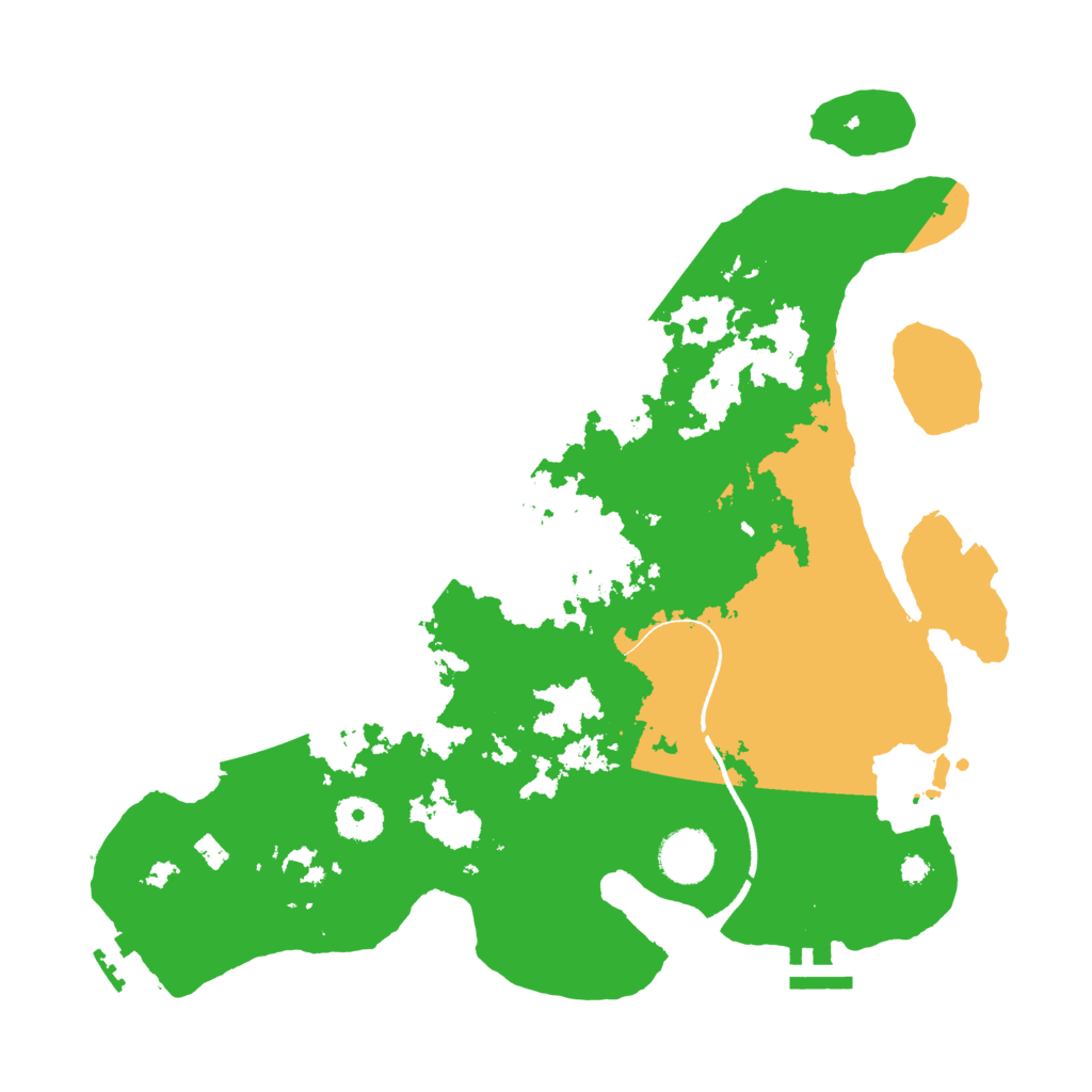 Biome Rust Map: Procedural Map, Size: 3500, Seed: 1308590644
