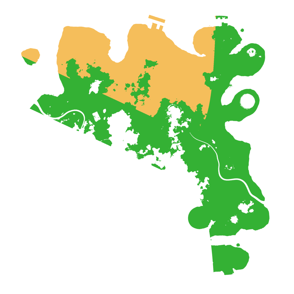Biome Rust Map: Procedural Map, Size: 3500, Seed: 1661488982