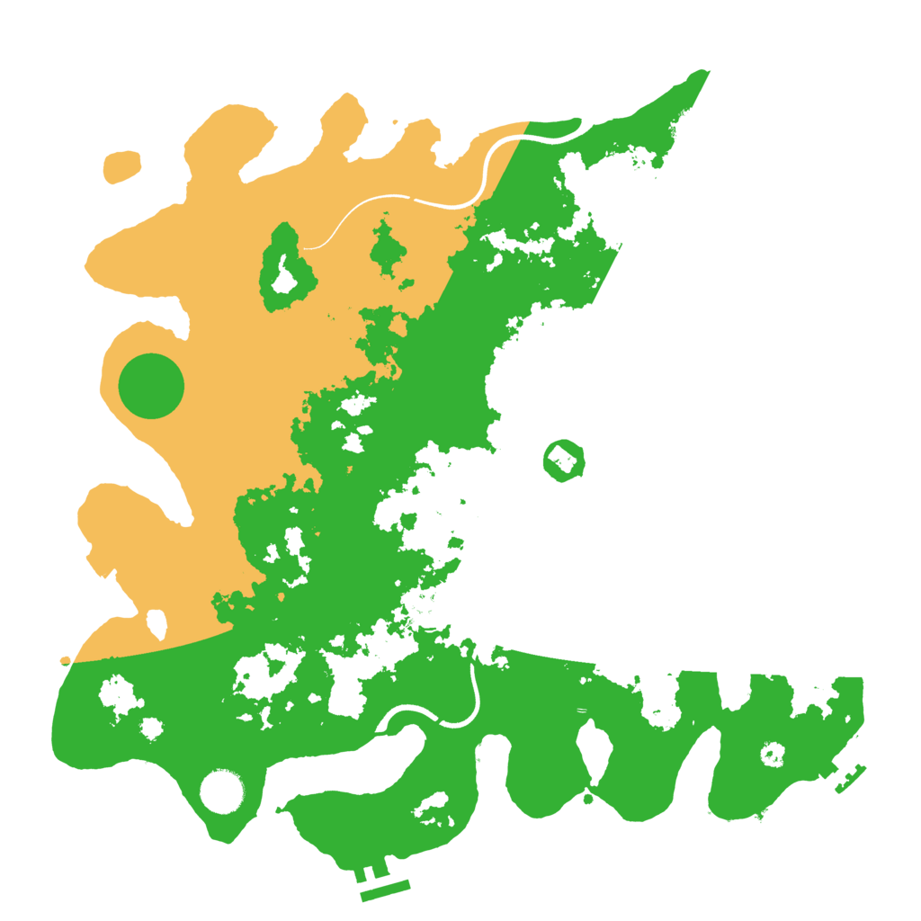 Biome Rust Map: Procedural Map, Size: 3700, Seed: 1705328667