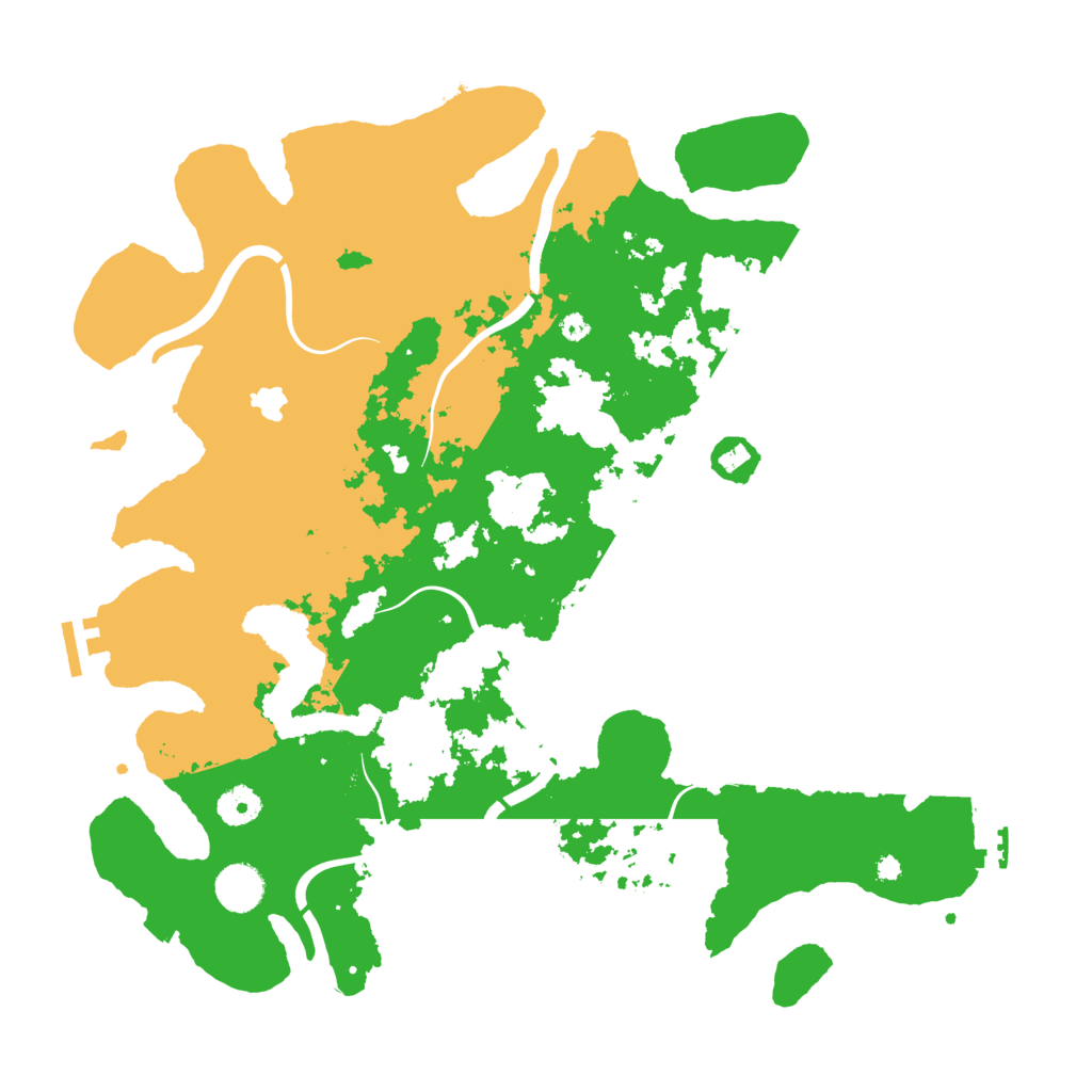 Biome Rust Map: Procedural Map, Size: 4000, Seed: 93365952