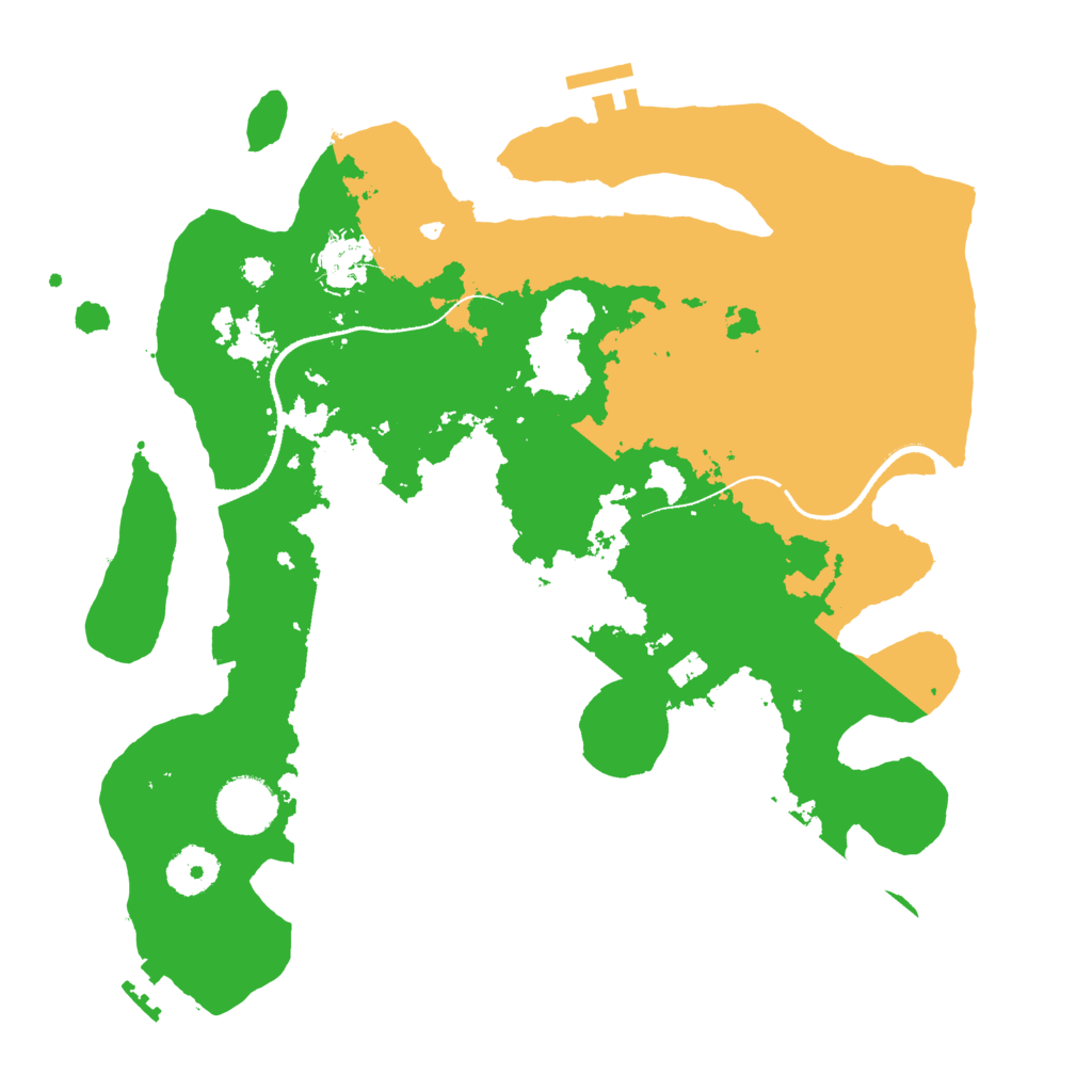 Biome Rust Map: Procedural Map, Size: 3300, Seed: 782734474