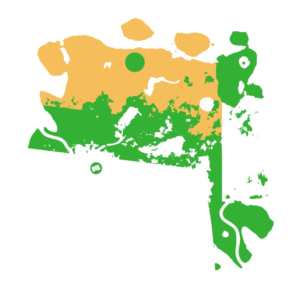Biome Rust Map: Procedural Map, Size: 4000, Seed: 7891011