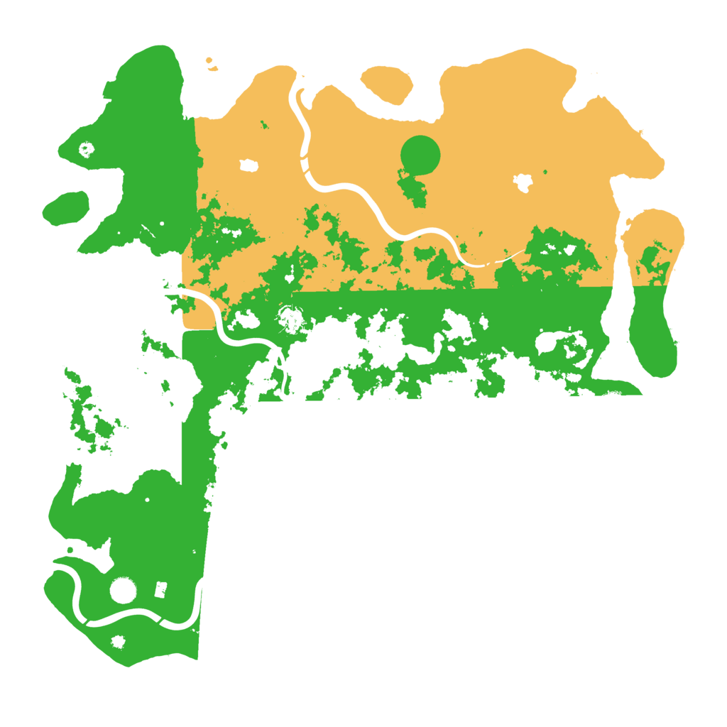 Biome Rust Map: Procedural Map, Size: 4828, Seed: 357231509